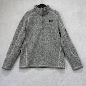 Patagonia Sweater Youth Medium Better Sweater 1/4 Zip Fleece Pullover Pocket